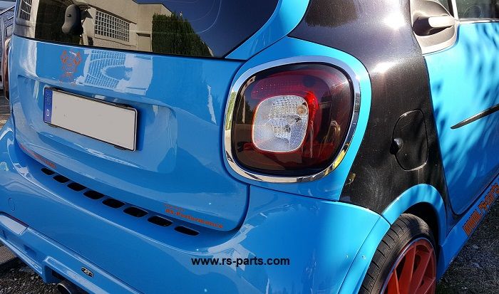 Rücklicht Bremslicht Aufkleber Carbon Sticker Für Smart Fortwo Forfour 450