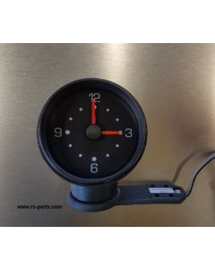 Cockpit - Uhr " Pure" - Gehäusefarbe grau - Ziffernblatt schwarz 